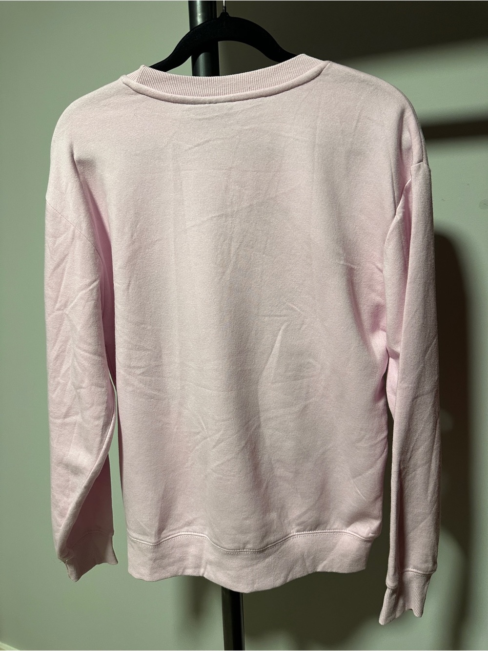 Peanuts Pink Snoopy Sweatshirt with Aqua Bow Accent - Picture 7 of 7